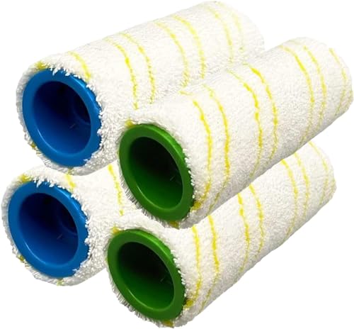 AiLomey Rodillos de Repuesto Limpiador de Suelos para Karcher FC7 FC5 FC3 y EWM 2, Juego de 4 Accesorios de Repuesto 2.055-006.0