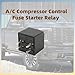 Automotive Relay 15328864, Replacement for GMC, Chevy, Buick A/C Compressor Control Fuse Starter, 4 Pin 12V 40A, 2NO 2NC, DIN Rail Mount, 12193604 96190189 D1741C Multi-Purpose Relay
