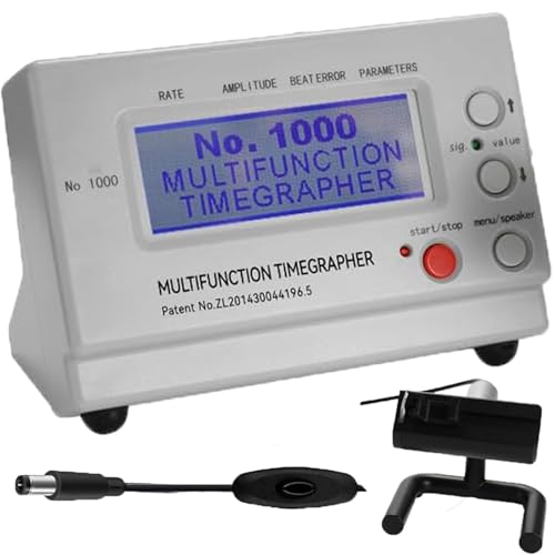 Professional Watch Timegrapher 1900 - Accurate Timing Machine for Day Difference, Amplitude & Beat Error Measurement - Essential Tool for Precision Watchmakers and Enthusiasts