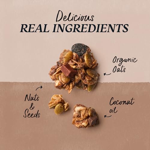 Image of Purely Elizabeth, Protein Granola, Dark Chocolate Blueberry, 8oz Bag