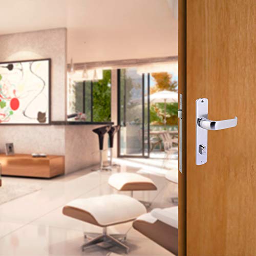 Fechadura Una Z Ext, Arouca Fechaduras, 102617/40-Z-ZCE, Cromado Escovado