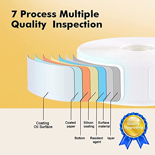 Mini Label Paper Compatible For Niimbot D11 D110 D101 Printer, Waterproof Anti-Oil Scratch-Resistant Thermal Self-Adhesive Sticker (Cable White) #TOP6