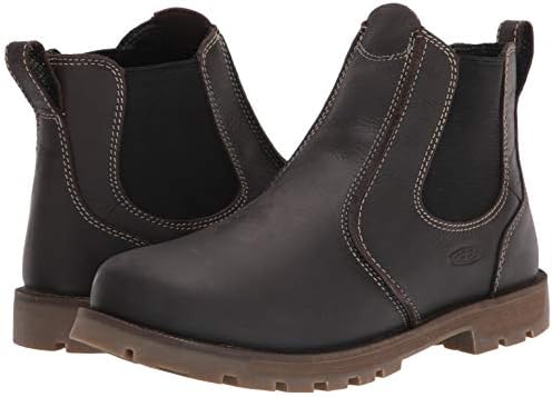 KEEN Utility Men's Seattle Romeo Mid Height Leather Soft Toe Work Shoes, Cascade Brown/Black, 10 US | Image 6