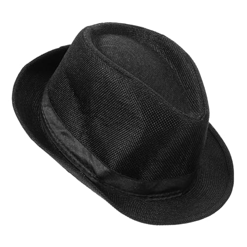 FRCOLOR Hat Elegant Black Dancing Performance Hat for Head Lightweight Design Stylish Accessory for Boys