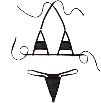 Extreme Micro Bikini Sets for Women Sexy Push Up String Thong Bikini Exotic Dancewear for Stripper Outfits
