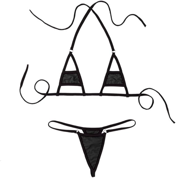 Extreme Micro Bikini Sets for Women Sexy Push Up String Thong Bikini Exotic Dancewear for Stripper Outfits