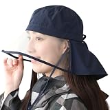 [DreamHats] [ドリームハッツ] 帽子 レディース 撥水 春 夏 レインハット サファリハット Lサイズ(60cm) ネイビー