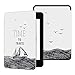 Produktbild Ayotu Hülle für Kindle Paperwhite 2018 - Die Schutzhülle mit Auto Sleep/Wake Funktion PU-Leder-Schutzhülle für Amazonas New Kindle Paperwhite (10. Generation  2018),Reisezeit