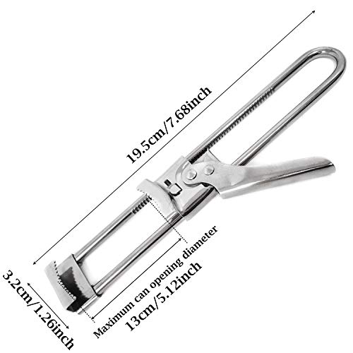Honbay Adjustable Stainless Steel Jar Bottle Opener For Restaurant Or Home Use #TOP1