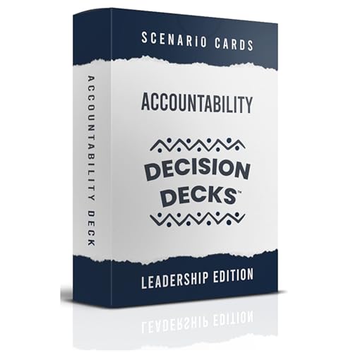 Leadership Scenario Cards | 60 Decision Deck Scenarios for Managers Developing Accountability and Ownership