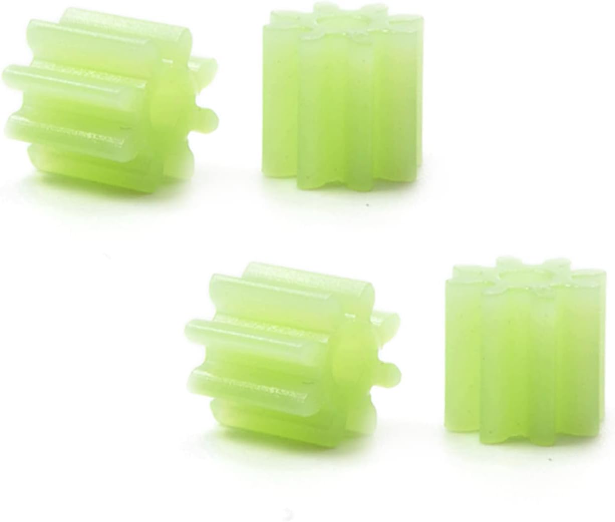 Othmro 20pcs Plastic Gears 8 Teeth Model 081.5A Reduction Gear Plastic Worm Gears for RC Car Robot Motor