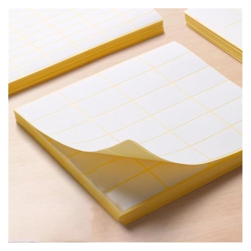 Etiquetas adhesivas precio grabable en blanco para comercio y hogar 3