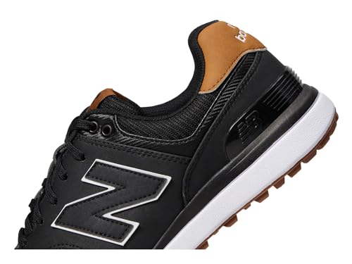 New Balance New Balance Men's 574 Greens v2 Golf Shoe, 10.5 D, Black/Gum