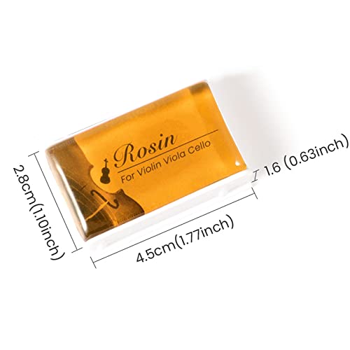 Rosin, Violin Rosin [6 Pack] Cello Viola Rosin For Violin Bow, Light Low Dust Resin, Violin Accessories By Dulphee #TOP4