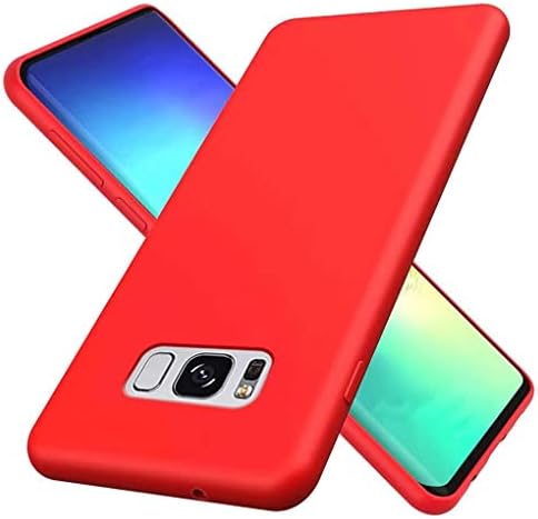 NiaCoCo Compatible with Huawei P Smart 2019/Honor 10 Lite Case Ultra Thin Shockproof Liquid Silicone Phone Case Soft Gel Microfiber Rubber Stripe Protector Case (Blue Purple)