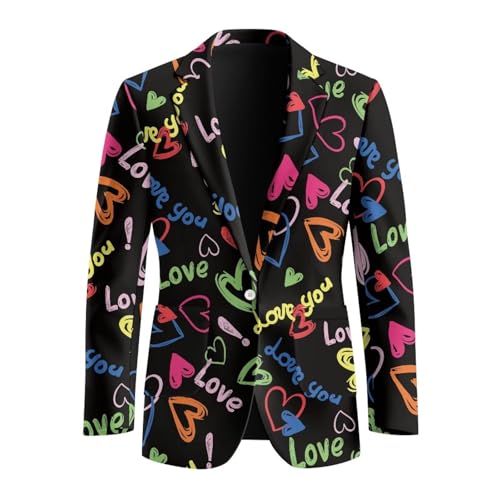 Xhuibop Plus Size Christmas Suit for Men Holiday Xmas Party Costume Slim Fit Blazer Jacket4