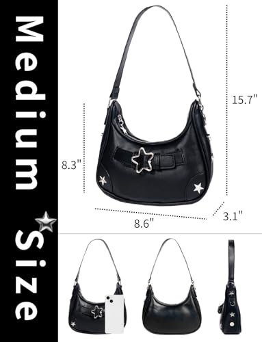 Y2k Purse Cute Star Purses For Women Small Mini Shoulder Bags Grunge Vintage4