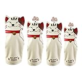 ¡Impermeable de gran tamaño único gato de la suerte diseño gato de la suerte te puede traer buena suerte!