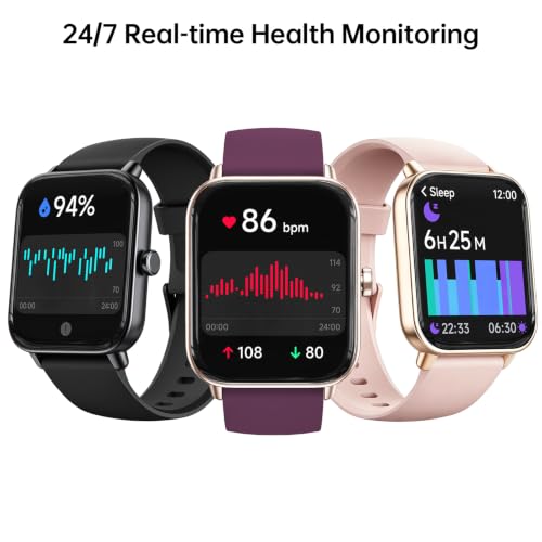 Image of Smart Watches for Women,1.85 inch AMOLED Touchscreen for Android & iPhone Alexa Built-in Bluetooth Calls,Fitness Watch 110+ Sport Modes Heart Rate /Sp02 /Sleep /Calories Monitor IP68 Waterproof