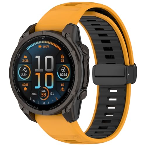 [NineXuan] 22mm Garmin�o���h Garmin Fenix 8 Pro AMOLED Tactix 8 47mm/Fenix 7/7 pro/6/6 pro/5/5 plus �p�\�t�g�V���R�����X�|�[�c�o���h �Ή�Descent G2/G