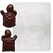 Cybrtrayd Life of the Party A084 Happy 3D Turtle Chocolate Candy Mold in Sealed Protective Poly Bag Imprinted with Copyrighted Cybrtrayd Molding Instructions