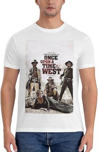 Bild: Once Upon A Time In The West T-Shirt Mens Tall T Shirts Mens T Shirts Pack Mens Graphic T-Shirts White L f�r 14,99 EUR  bei Amazon