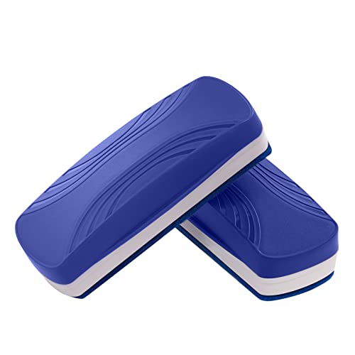 Ddaowanx Whiteboard Eraser, Magnetic Dry Erase Eraser, Glass Board Eraser,School and Office Supplies, Pack of 2 (Blue)