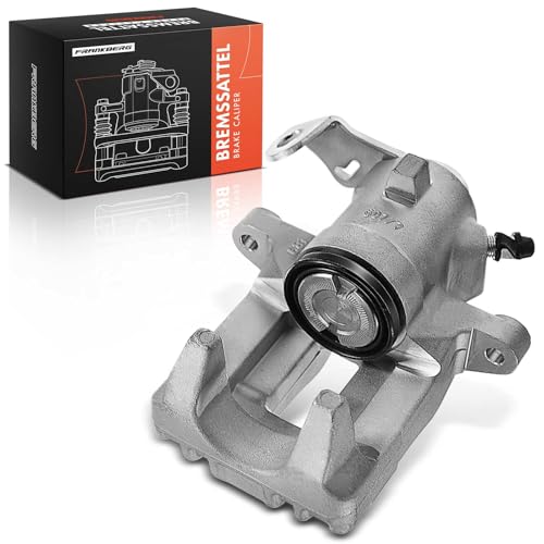 Frankberg Pinza de Freno Eje Trasero Izquierdo Compatible con A3 2003-2013 Octavia II 2004-2009 Golf V 2003-2009 J.e.t.t.a III 2004-2010 T.o.u.r.a.n 2003-2010 Replace# 1K0615423H