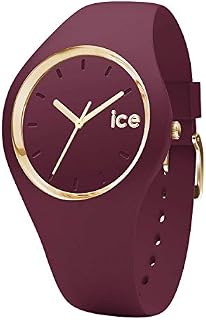 Ice-Watch - ICE glam forest Anemone - Czerwony damski zegarek z silikonowym paskiem - 001060 (Medium)
