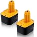 Produktbild Moticett 2 x 12V Ni-MH Ersatzakku für Dewalt 12V 3Ah Akku DC9071 DE9075 DE9071 DE9074 DW9071 DW9072 DE9501 DE9072 DE9072 Schnurloses Elektrowerkzeug