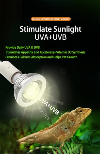 Cozywell UVB10.0-12W Led Uvb Light For Reptiles, 12W Uvb 10.0 Led Light For Desert Reptiles, High Output Full Spectrum Uva Uvb Reptile Light thumb #4