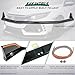 TLAPS 746756432732 Compatible with 2013-2020 370Z 2 Door Coupe/Convertible Black VR Style PU Front Bumper Lip Splitter Spoiler