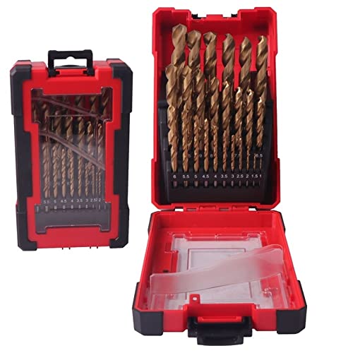 Foret pour métal HSS M2 coffret forets bois 25 pièces accessoires outils électriques