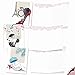 The Best Card Company - 10 Blank Note Cards for Women (4 x 5.12 Inch) - Assorted Fashion Greeting Cards for All Occasions - Catitude Shoes M3324