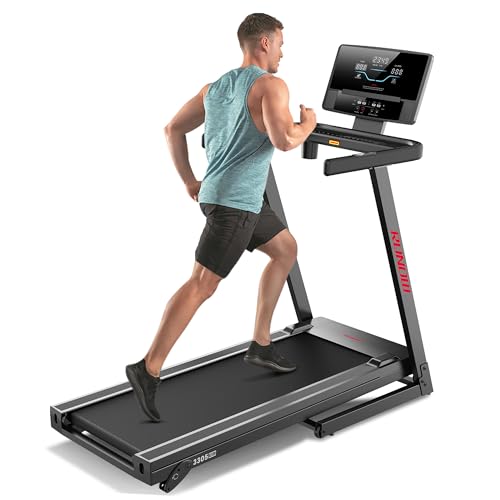 RUNOW Treadmill with Incline, Perfect as Treadmills for Home Walking and Running, Foldable Treadmill Support Bluetooth and Customized Programs, Easy Assembly Exercise Machine