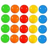 ifundom 20Pcs Lottery Balls Plastic Sphere Balls Party Accessory Decorative Game Props for Fundraisers Company Events Kindergarten Playroom