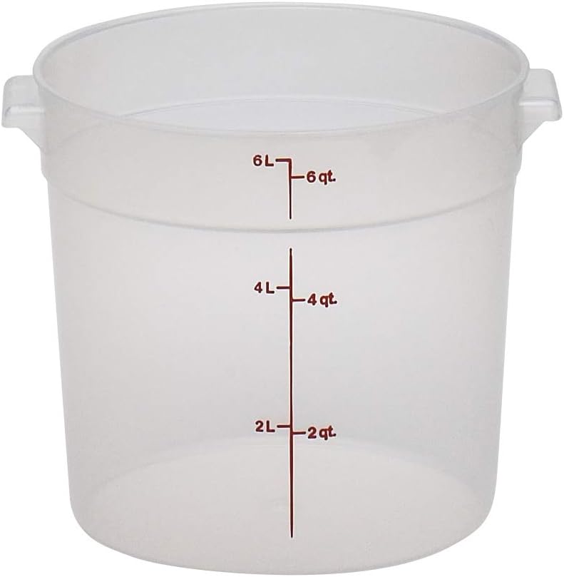 Cambro RFS6PP190 Camwear 6Quart Round Food Storage Container