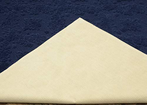 Tapete Garland Rug Charleston Damask 6'x9' Azul Marino miniatura 5