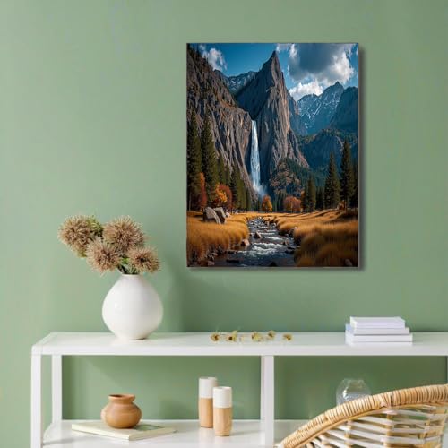 Impresiones digitales de paisajes otoñales y arte de pared en lienzo para salón