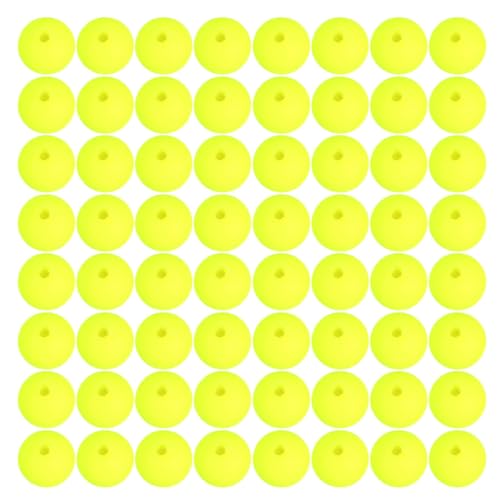 Yellow Fishing Float Balls for Hooks and Rigs, High Visibility