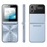 Conception rabattable : affichage double écran avec écrans internes et externes, offrant affichage multifonction pour une utilisation simple et pratique. Vous pouvez facilement vérifier l'horloge, les appels entrants, les appels manqués et les rappels par SMS.