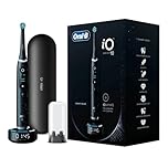 Oral-B iO Series 10 Electric Toothbrush, 7 Cleaning Modes for Dental Care, iOSense, Colour Display, Charging Travel Case, Designed by Braun, Cosmic Black