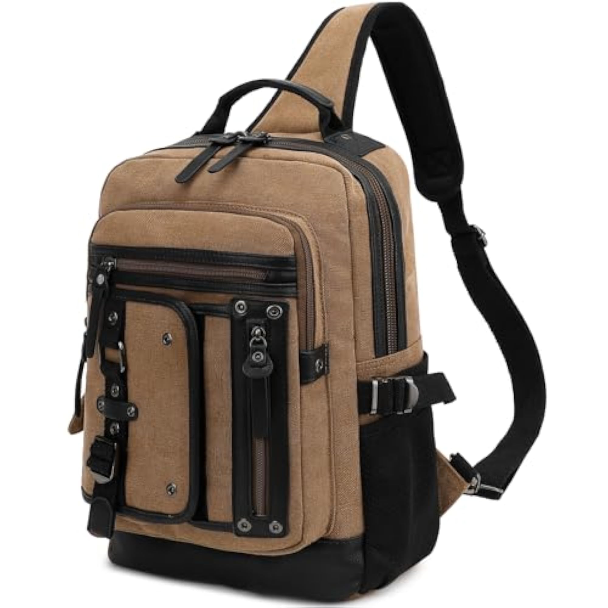 Retro Messenger Bag Men Sling Bag for Outdoor Use