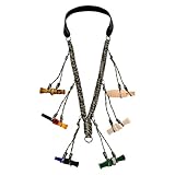 DiQiRenQin Duck Call Lanyard, 12 Loops Duck Whistle Hunting Accessories, Adjustable Camo Woven Goose Call Carry, Christmas Outdoor Predator Gear Gifts for Hunting Ducks Pheasant Waterfowl