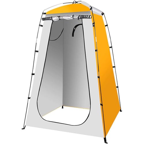 Carpa de Cambio emergente, 190t 47x47x75 Cambio de Carpa con Ventana y Puerta con Cremallera, Ducha con 4 Cuerdas a Prueba de Viento y 4 Clavijas, Agua soldar privacidad portátil