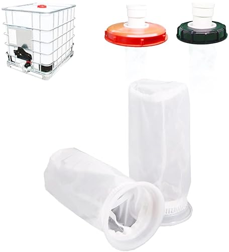 2 unids IBC cubierta de filtro de nylon para DN75 purificación de agua en los tanques de agua de lluvia IBC ventilación tonelada barril cubierta de plástico Cover