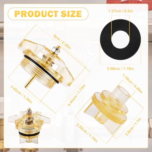 Bonnet and Poppet Repair Kit For Febco 765 1/2\" & 3/4\" Pressure Vacuum Breaker and Backflow Preventer,Combines Bonnet Assembly Kit 905-211 and Poppet Assembly Kit 905-049