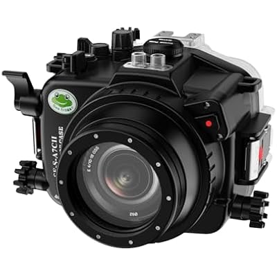 Sea frogs Underwater Camera Case Compatible with Sony A7C-II for E PZ 16-50mm F3.5-5.6 OSS IPX8 40m/130ft Maximum Diving Depth A7C-2 Waterproof Camera Housing for Diving, Surfing, Rowing A7C II