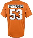 Outerstuff NHL Youth Team Color Player Name and Number Jersey T-Shirt (Shayne Gostisbehere Philadelphia Flyers Orange, X-Large 18/20)