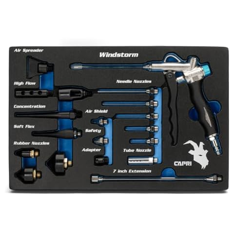 Capri Tools 2-Way Air Blow Gun Kit Cover